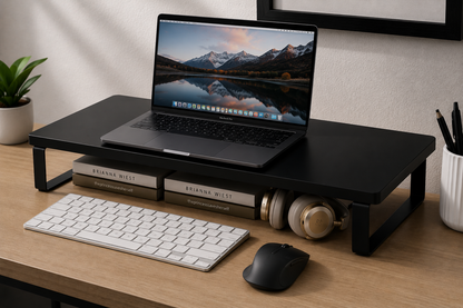Rehausseur ecran avec laptop