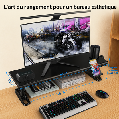 Rehausseur ecran et dimension