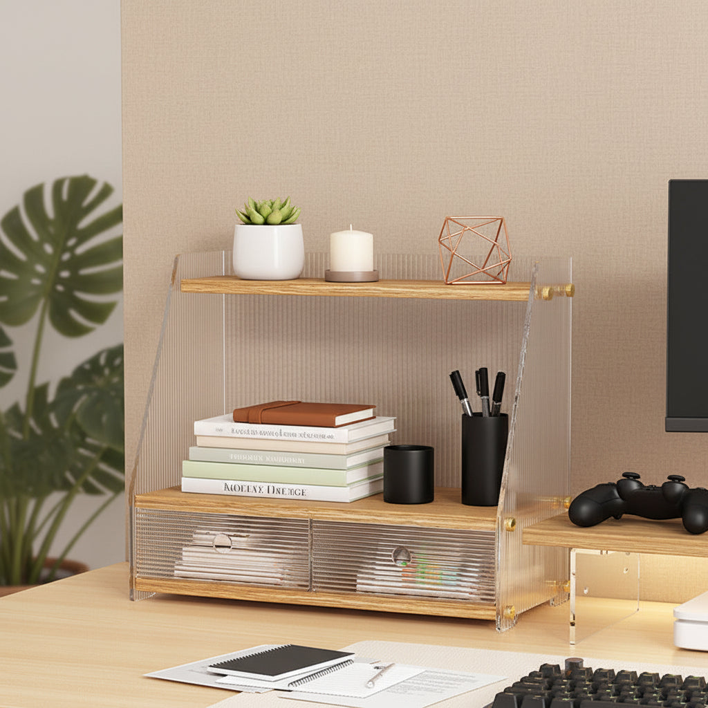 etagere de bureau acrylique