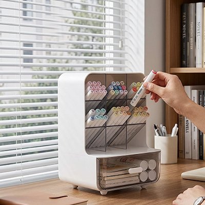 Organisateur de bureau blanc