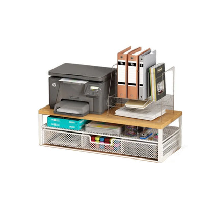 organisateur de bureau couleur blanc