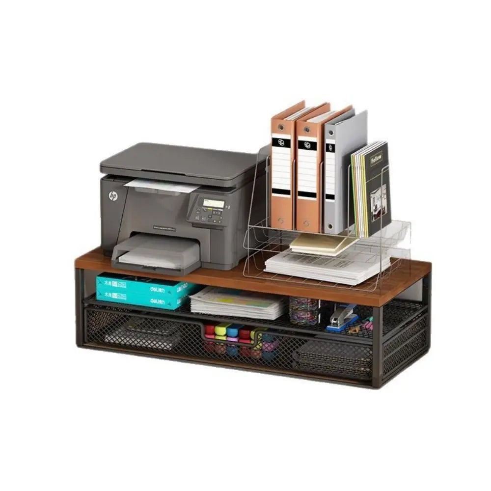 organisateur-de-bureau-et-imprimante