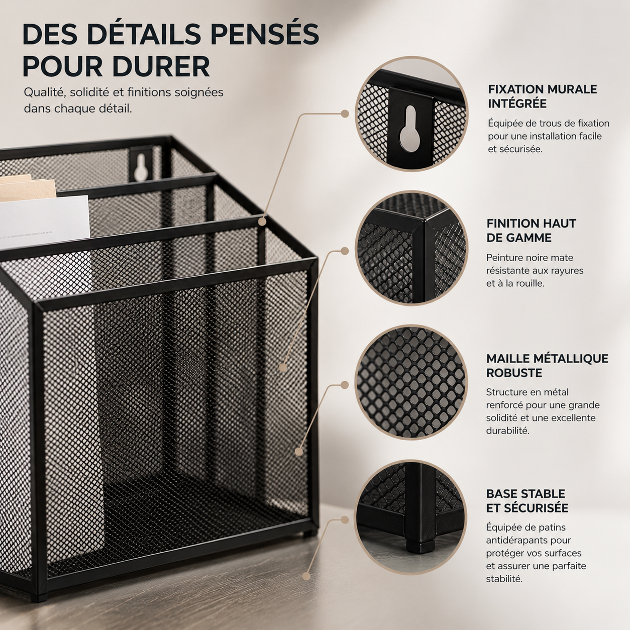 organisateur de bureau information