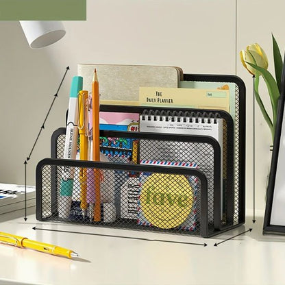 Organisateur de bureau noir trois espace 