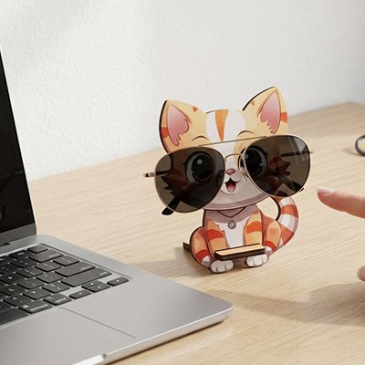 Porte lunette chat migon