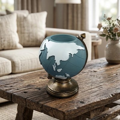 Porte stylo globe vide