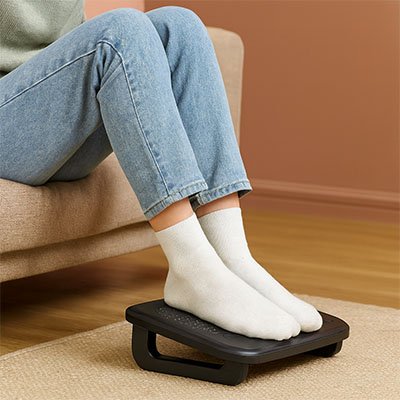 Repose pieds bureau 