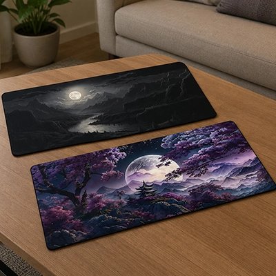 Sous main bureau lune