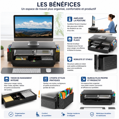 support ordinateur et ses benefices