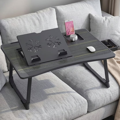 Table ordinateur portable gris