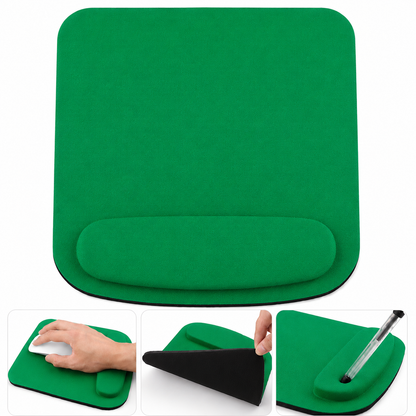 tapis de souris ergonomique avec couleur vert