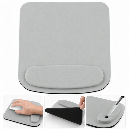 tapis de souris ergonomique couleur gris