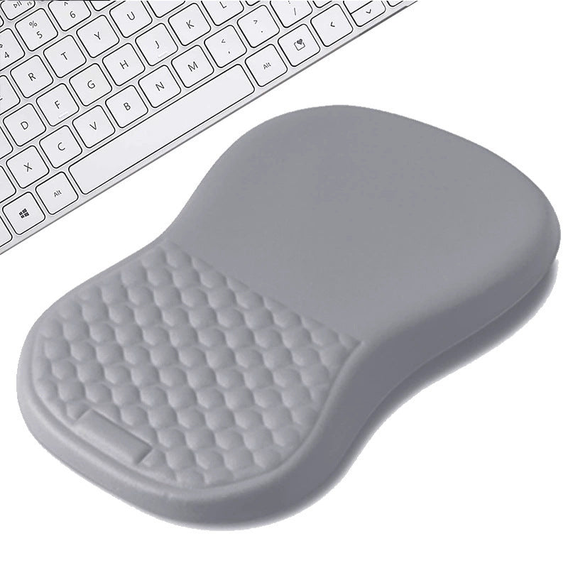 tapis de souris ergonomique gris