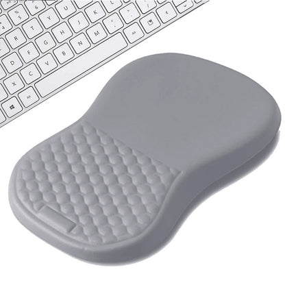 tapis de souris ergonomique gris